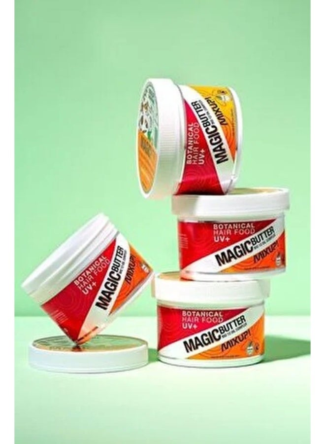 ميكس اب  كريم ميكس أب ماجيك بتر للشعر، 250 مل، يُترك على الشعر: نباتي، 12 زيتًا، حماية من الأشعة فوق البنفسجية - Image 2